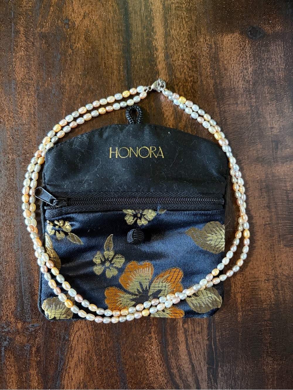 Honora RARE PIECE Freshwater Cultured Double Strand Necklace Pastel colors